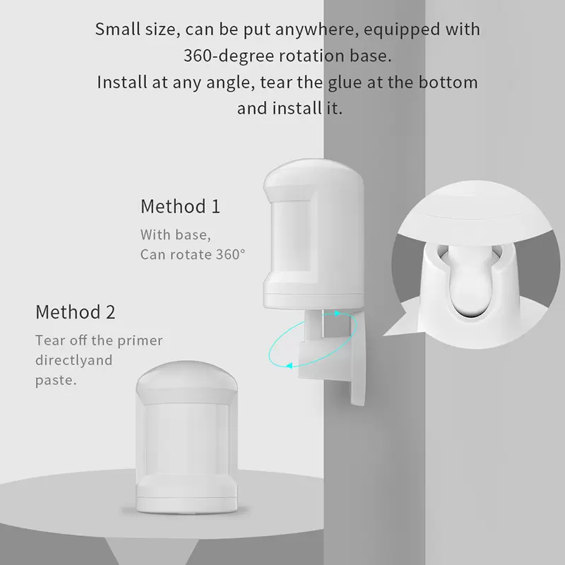 Tuya Zigbee Smart PIR Motion Sensor – Human Body Detector with App Automation, Linkage Control & Alarm System - Image 8