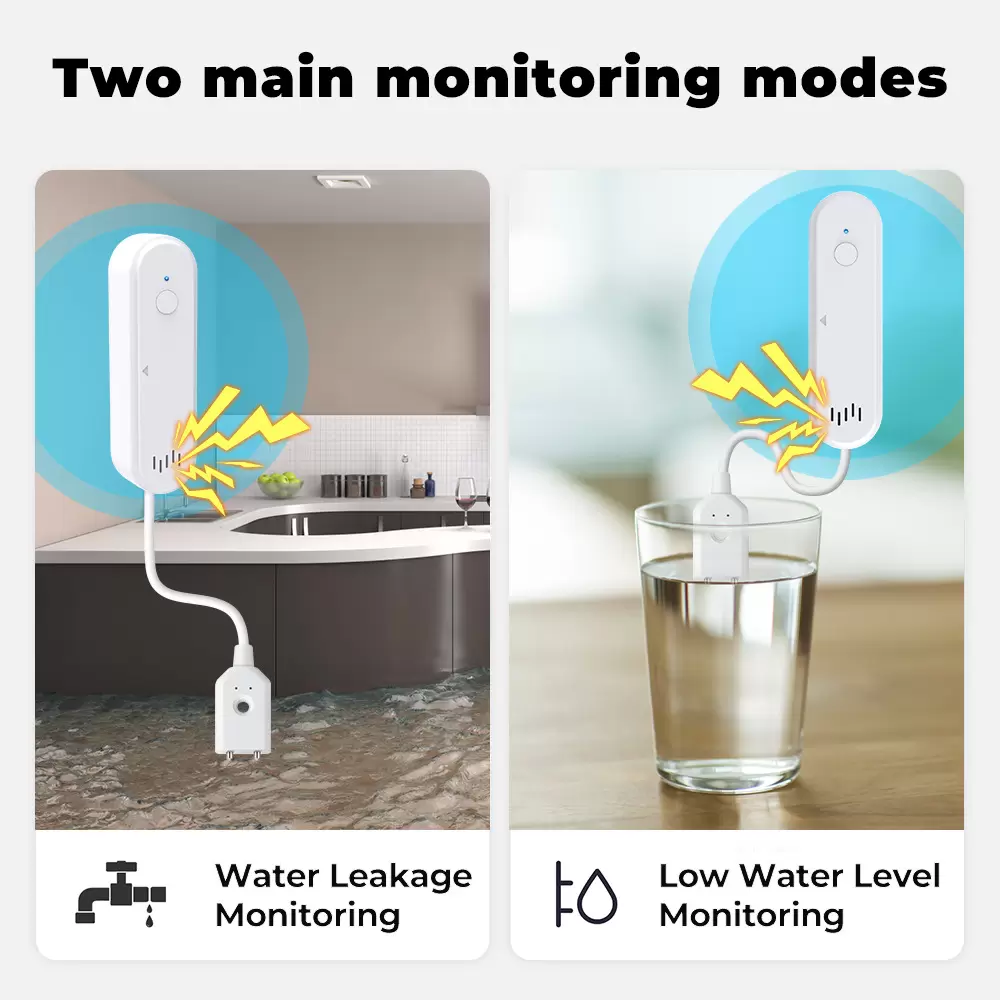Tuya Smart WiFi Water Leak Sensor – Remote APP Alert & Timer for Home Detection - Image 4
