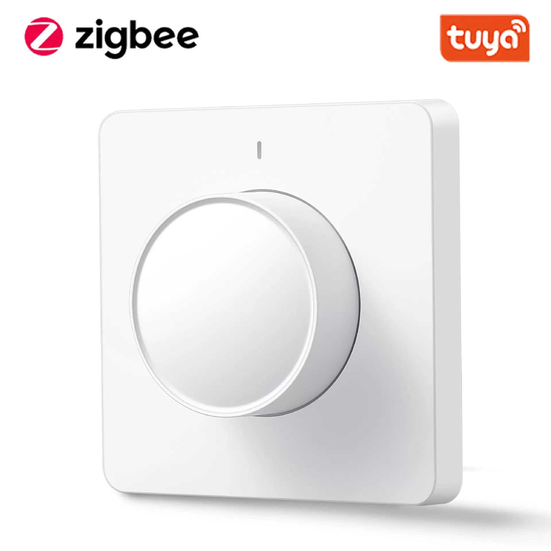 Zigbee Smart LED Dimmer Switch – Rotary Light Brightness Control Panel